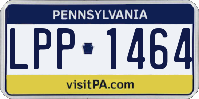 PA license plate LPP1464