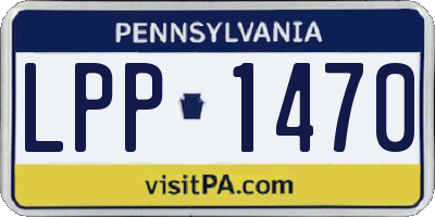 PA license plate LPP1470