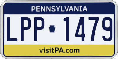 PA license plate LPP1479