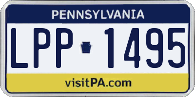 PA license plate LPP1495