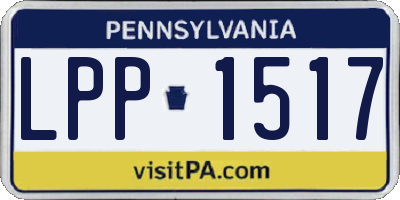 PA license plate LPP1517