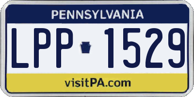 PA license plate LPP1529