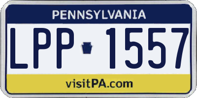 PA license plate LPP1557