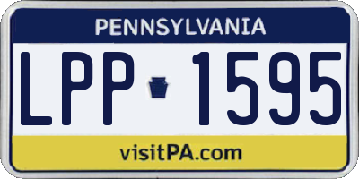 PA license plate LPP1595