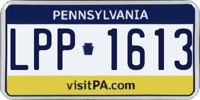 PA license plate LPP1613