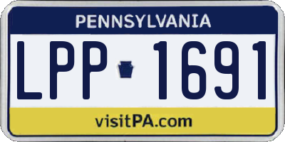 PA license plate LPP1691