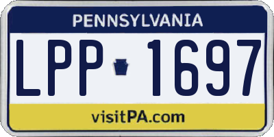 PA license plate LPP1697