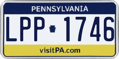 PA license plate LPP1746