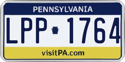PA license plate LPP1764