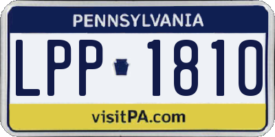 PA license plate LPP1810