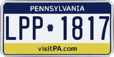 PA license plate LPP1817