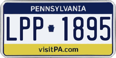 PA license plate LPP1895