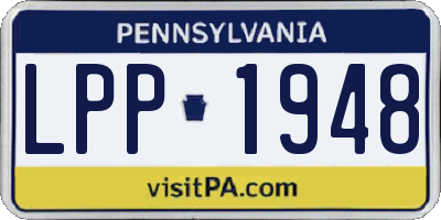 PA license plate LPP1948