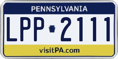 PA license plate LPP2111