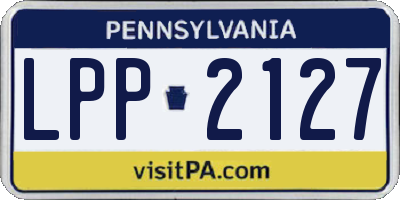 PA license plate LPP2127