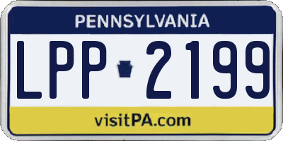 PA license plate LPP2199