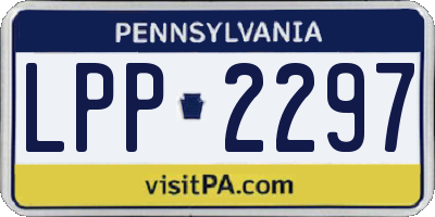 PA license plate LPP2297