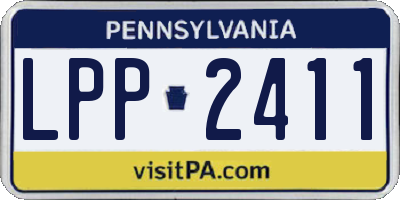 PA license plate LPP2411