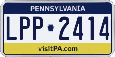 PA license plate LPP2414