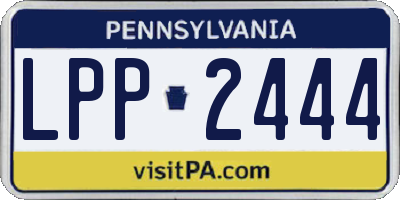 PA license plate LPP2444