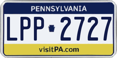 PA license plate LPP2727