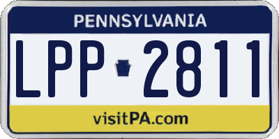 PA license plate LPP2811
