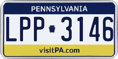 PA license plate LPP3146