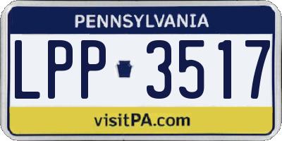 PA license plate LPP3517