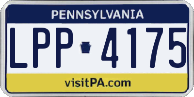 PA license plate LPP4175