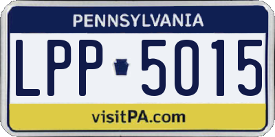 PA license plate LPP5015