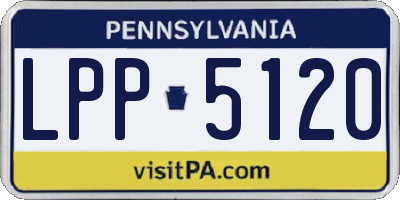 PA license plate LPP5120