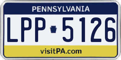 PA license plate LPP5126