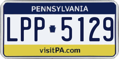 PA license plate LPP5129