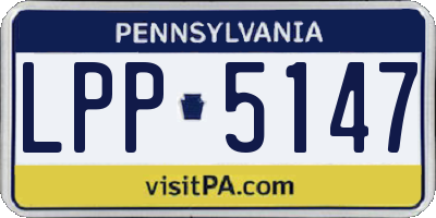 PA license plate LPP5147