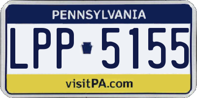 PA license plate LPP5155