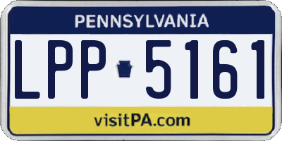 PA license plate LPP5161