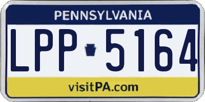 PA license plate LPP5164