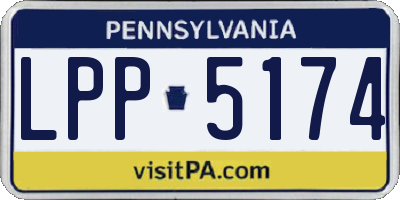 PA license plate LPP5174