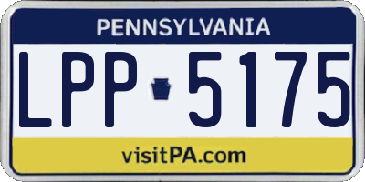 PA license plate LPP5175