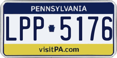 PA license plate LPP5176