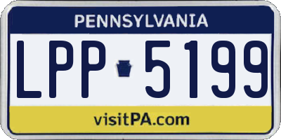 PA license plate LPP5199