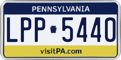 PA license plate LPP5440