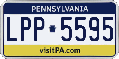 PA license plate LPP5595