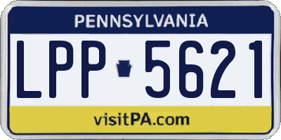 PA license plate LPP5621