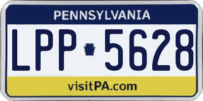 PA license plate LPP5628