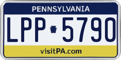 PA license plate LPP5790