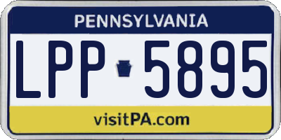 PA license plate LPP5895