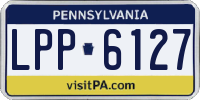 PA license plate LPP6127