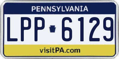 PA license plate LPP6129