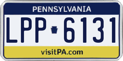 PA license plate LPP6131